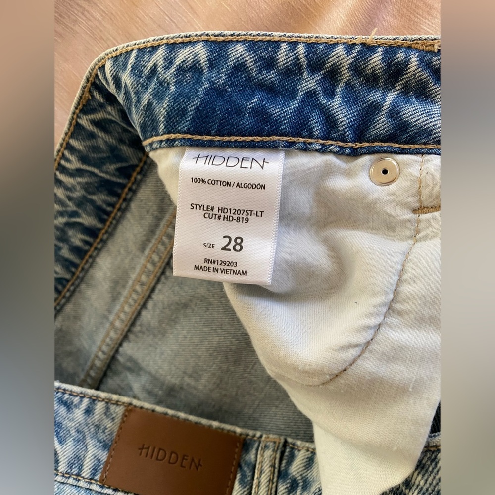 Hidden Ripped Straight Leg Jeans - Picture 4 of 6